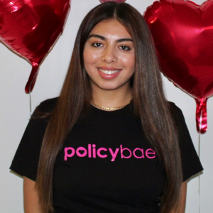 Unisex Policybae Logo Tee (Black + Pink)